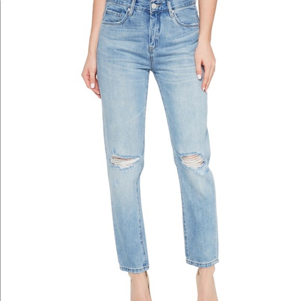 Blank Denim High Rise Boyfriend Jean